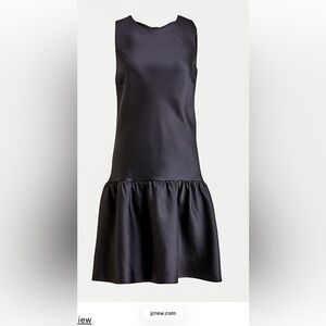 JCREW Bow-back shift dress in duchesse satin